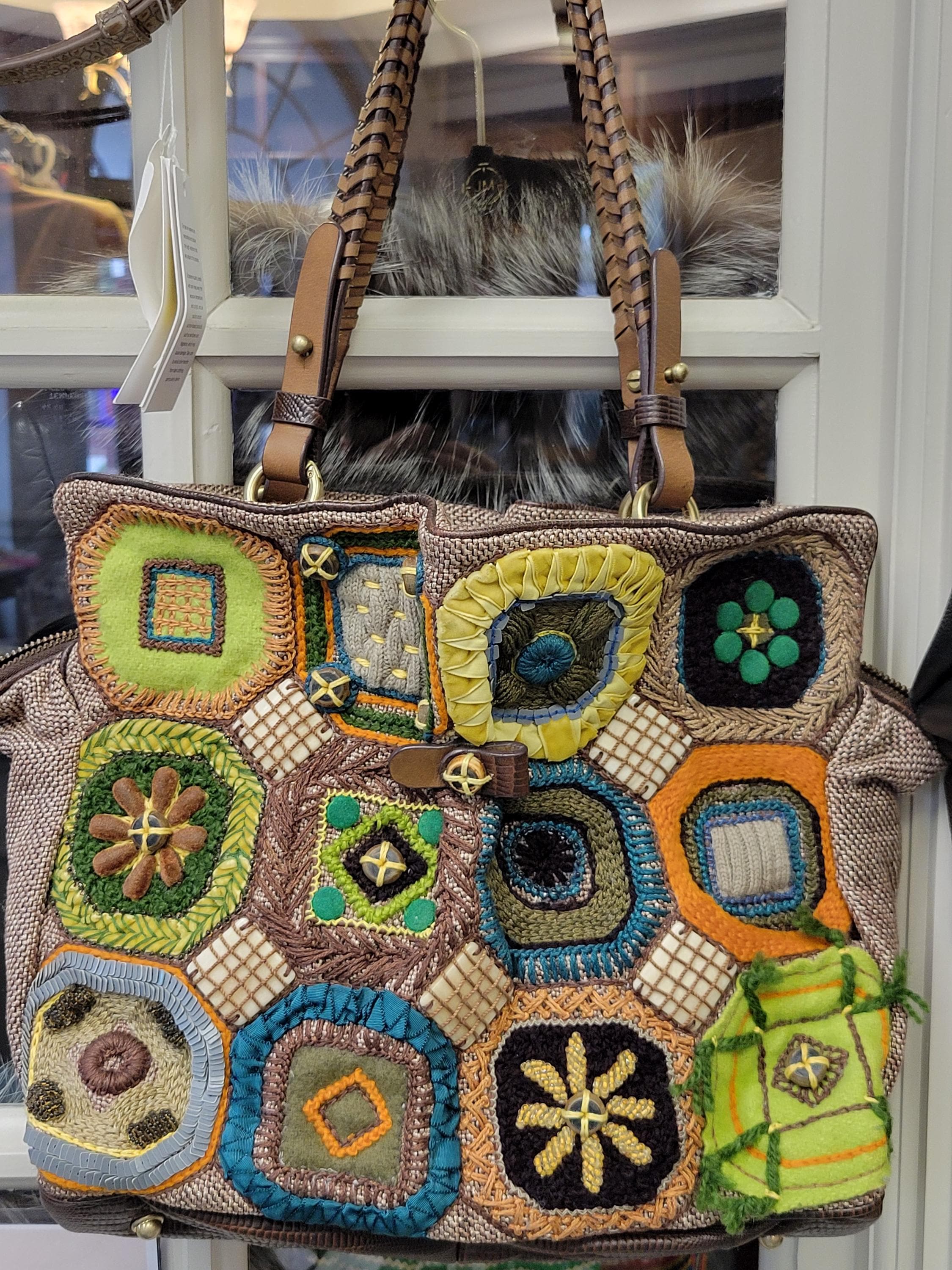 Authentic Jamin Puech Paris Boho Embellished Handbag. Great