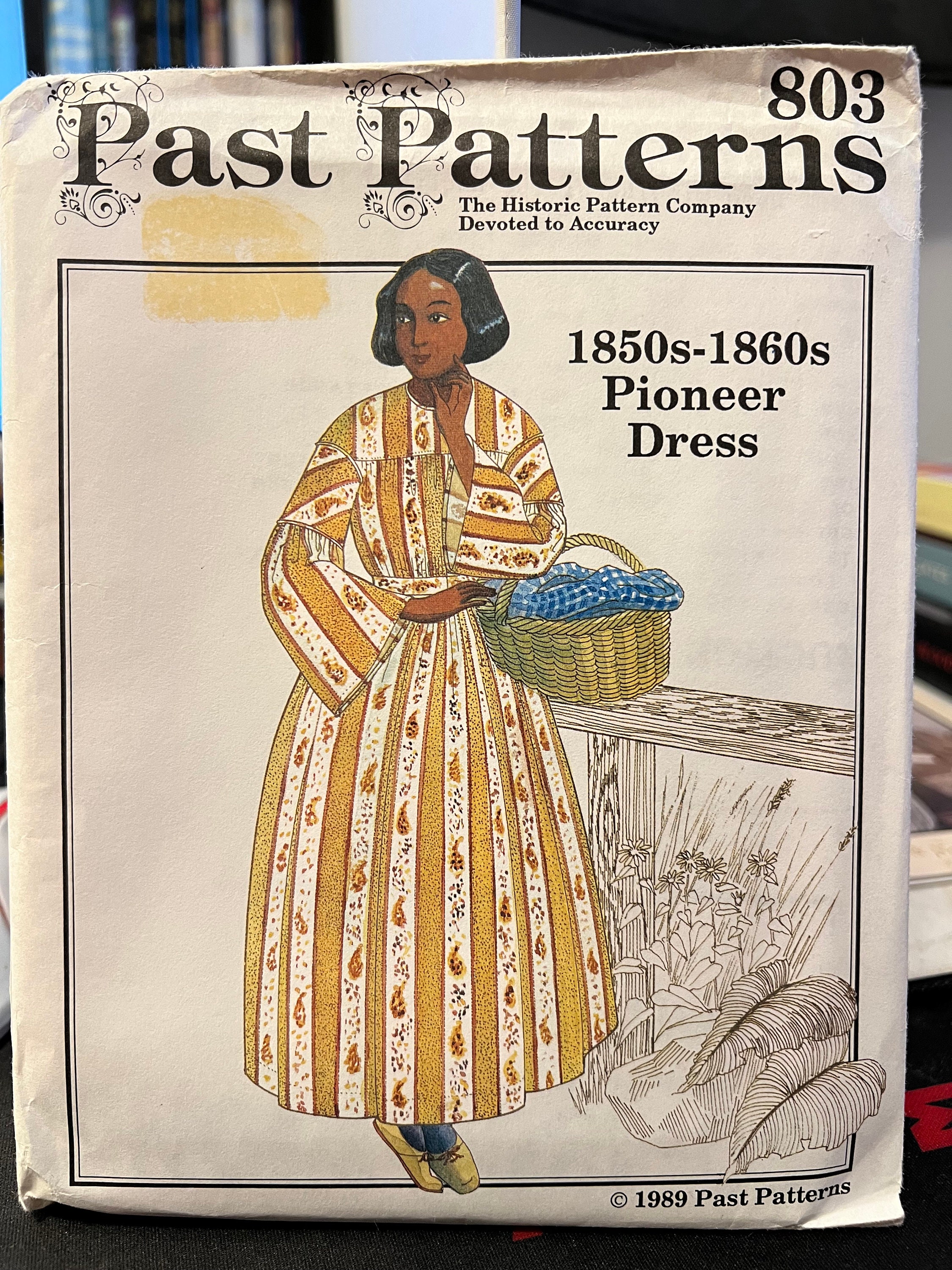 Past Patterns 803 - 1850s-1860s Pioneer Dress - Size 10-20 - Etsy