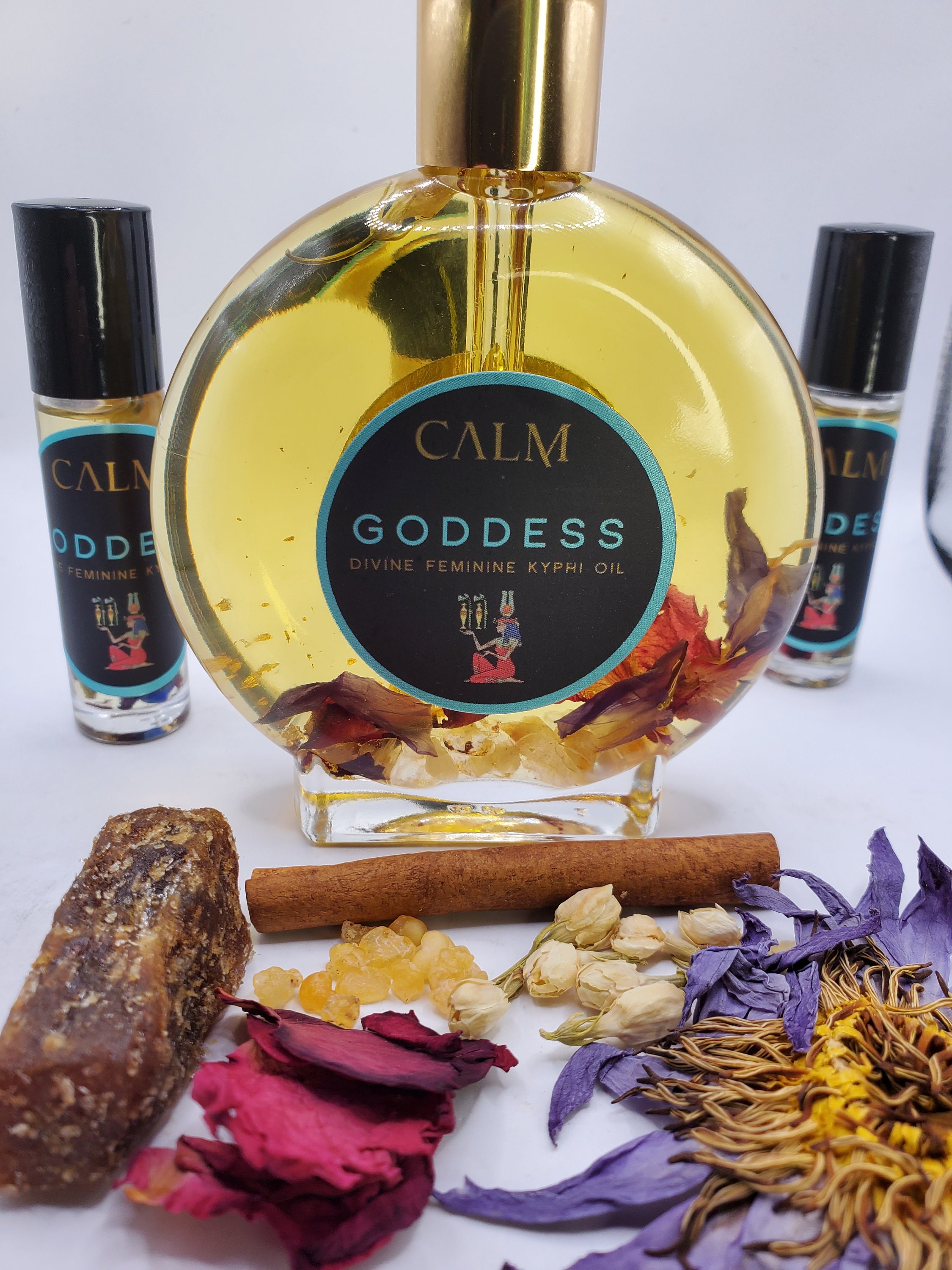 Goddess Egyptian Kyphi Perfume Oil | Jasmine | Rose | Cinnamon