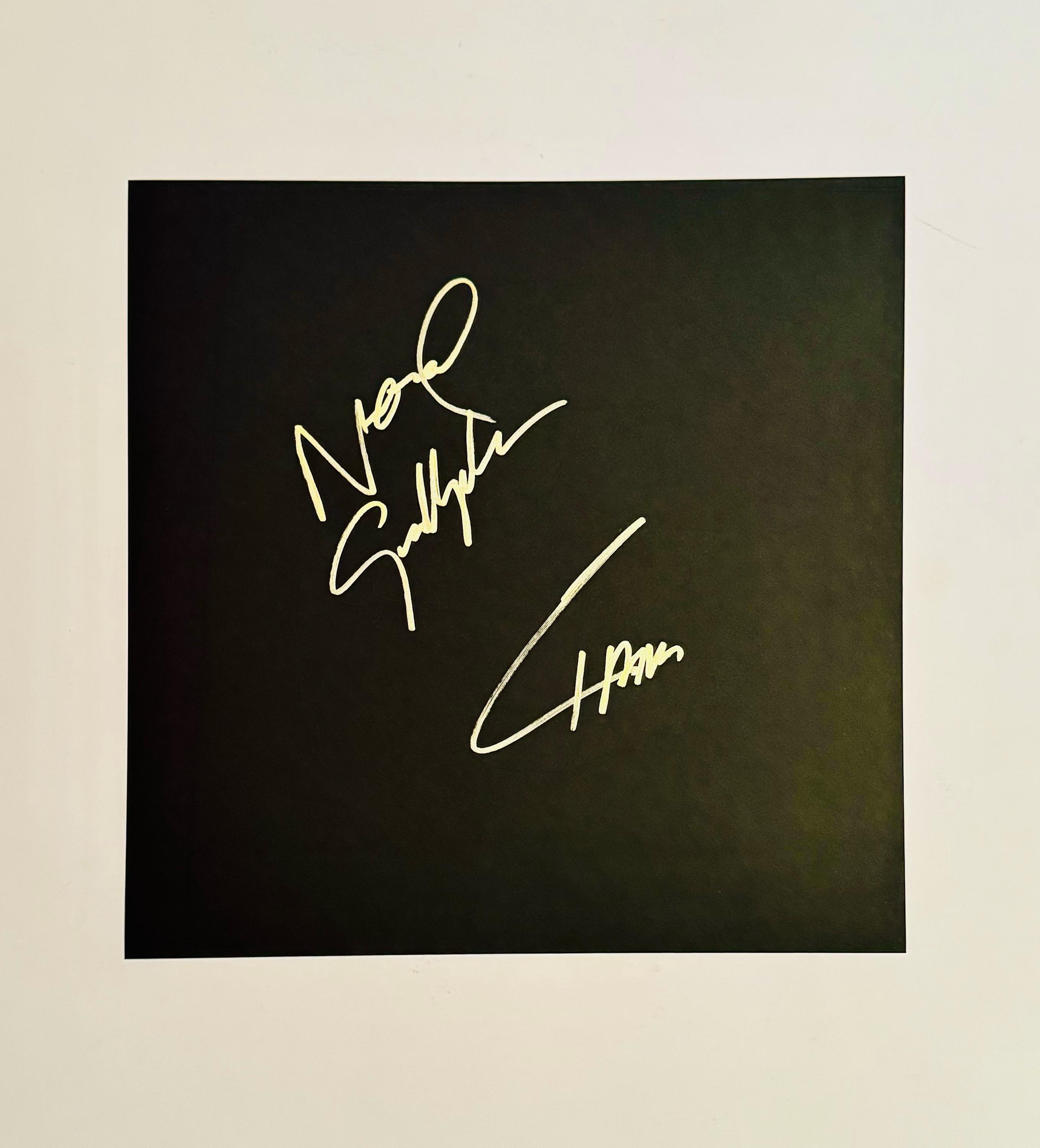 オアシス ノエル・ギャラガー＆リアム・ギャラガー 直筆サイン入り