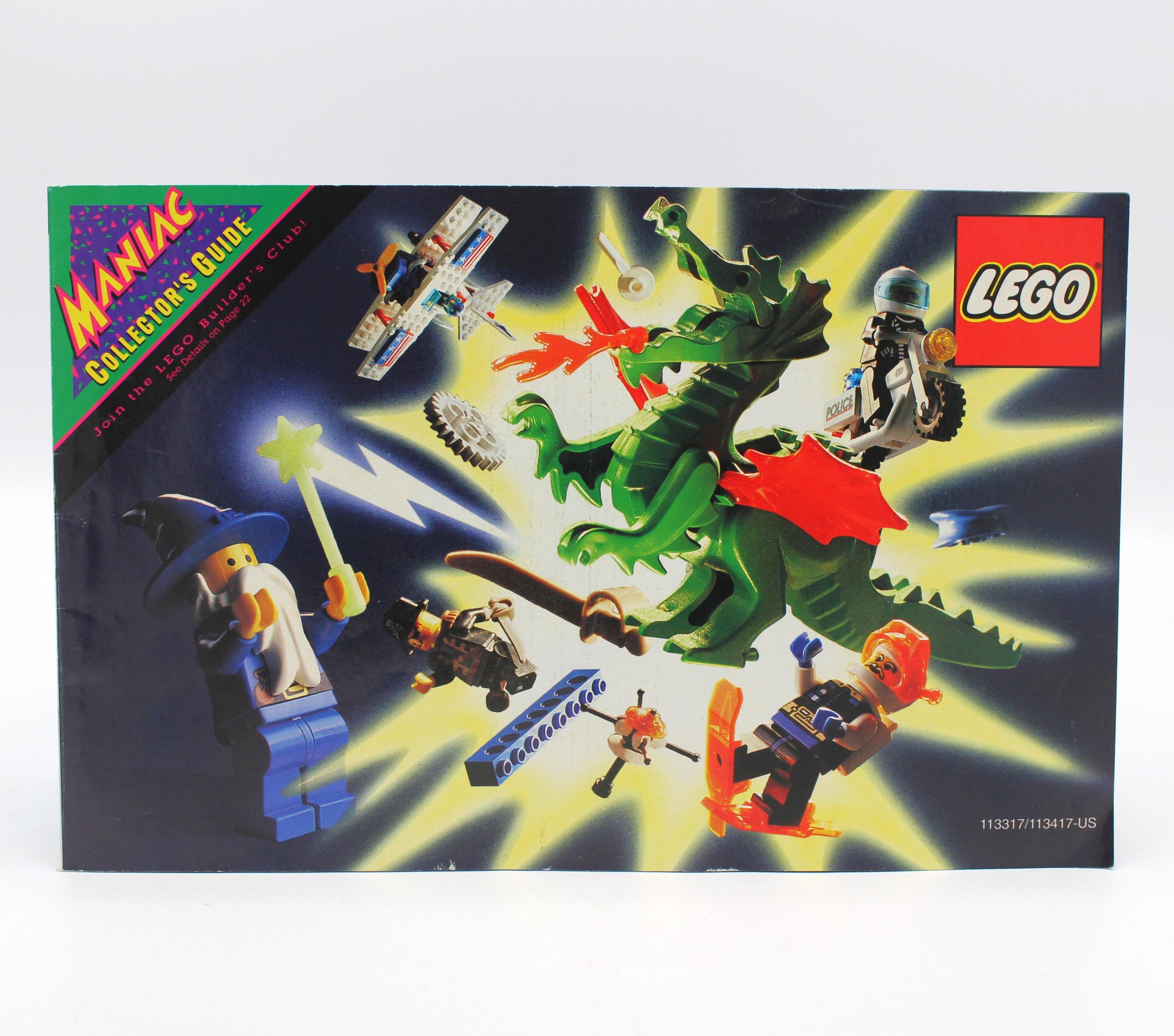 Vintage 1994 Lego Catalog Maniac Collector's Guide New Product
