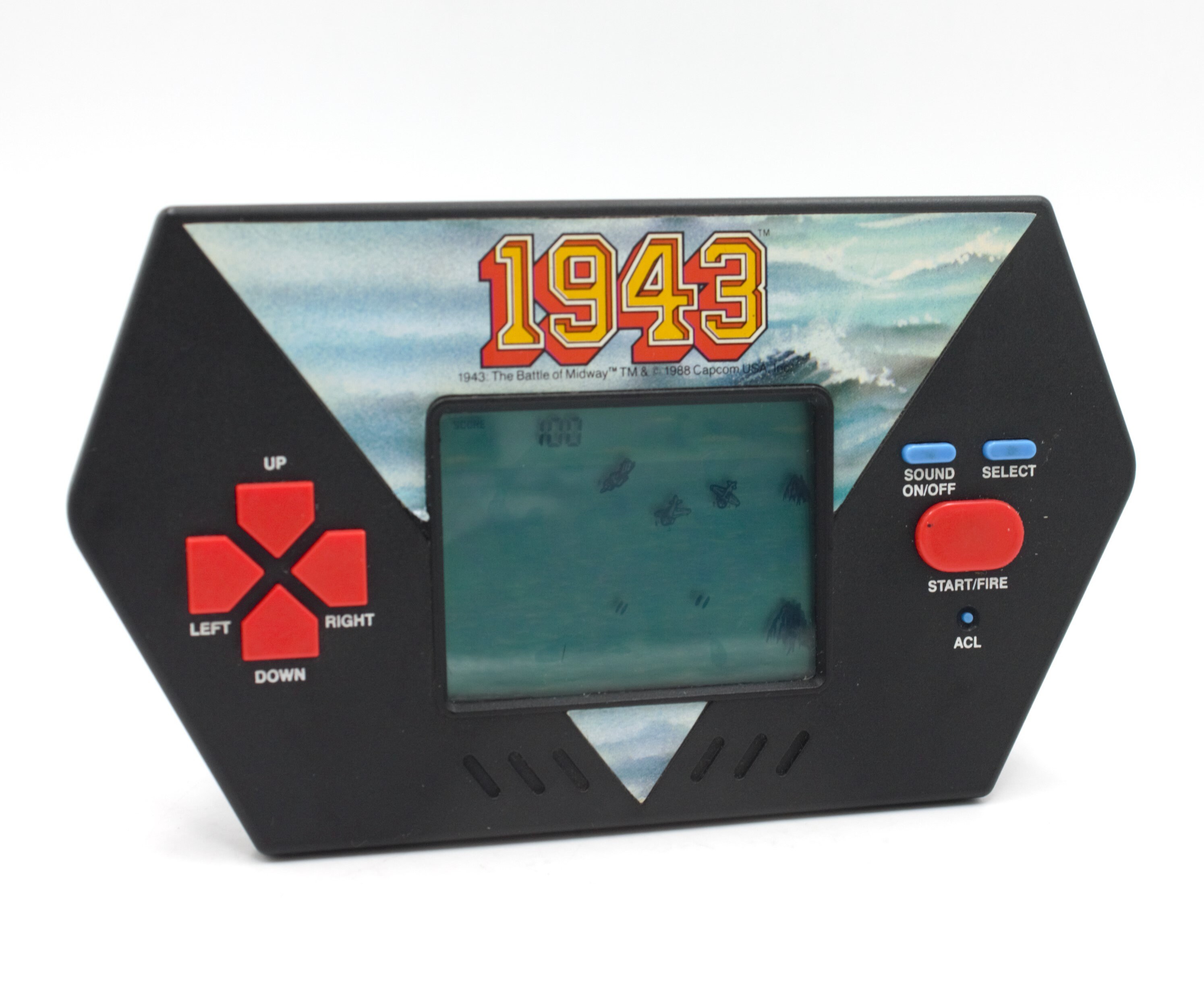 Vintage 1980s Handheld Video Game 1943 Battle of Midway Combat