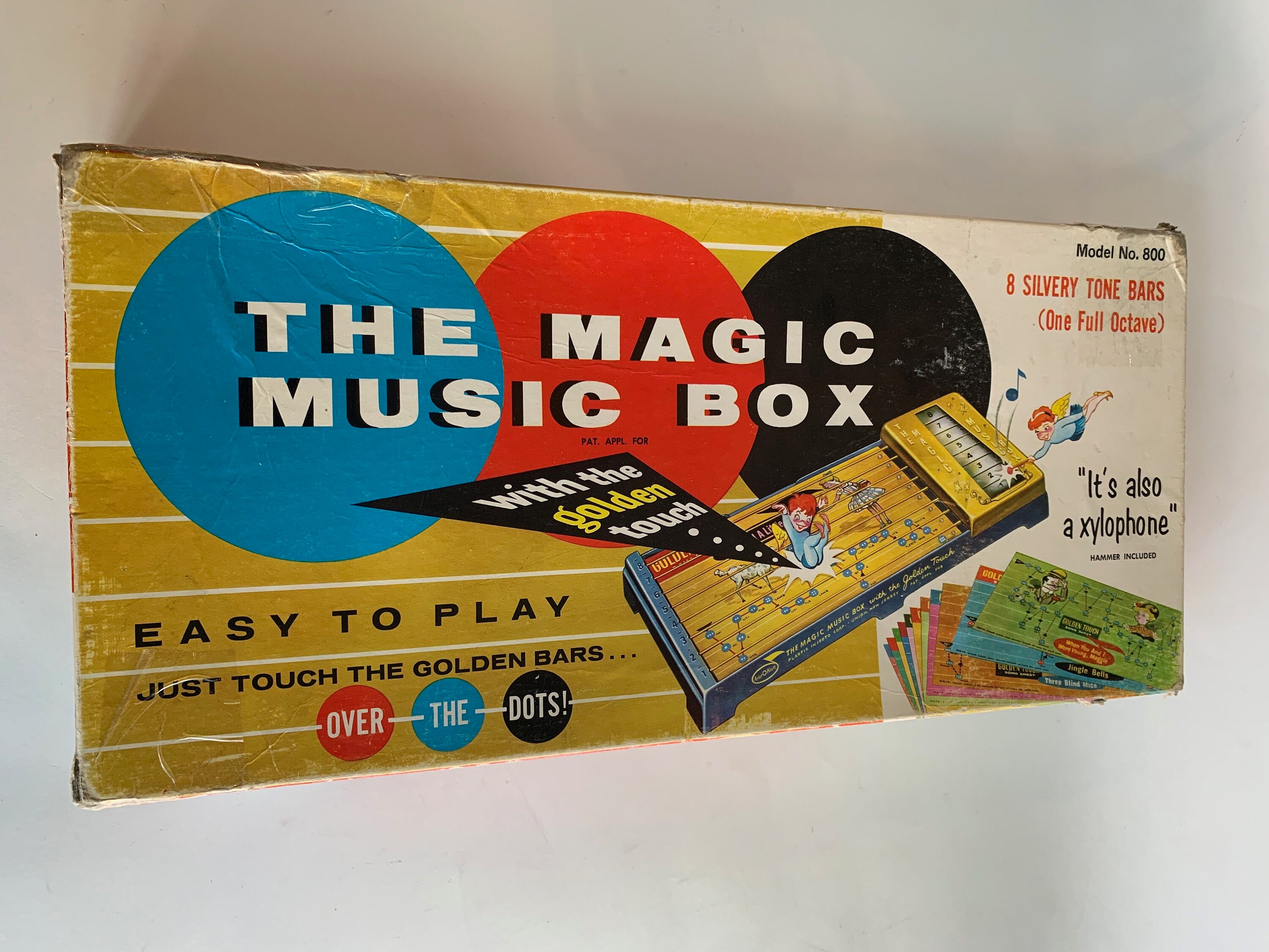 Vintage the Magic Music Box Toy, Plastic Injecto Corp, Xylophone