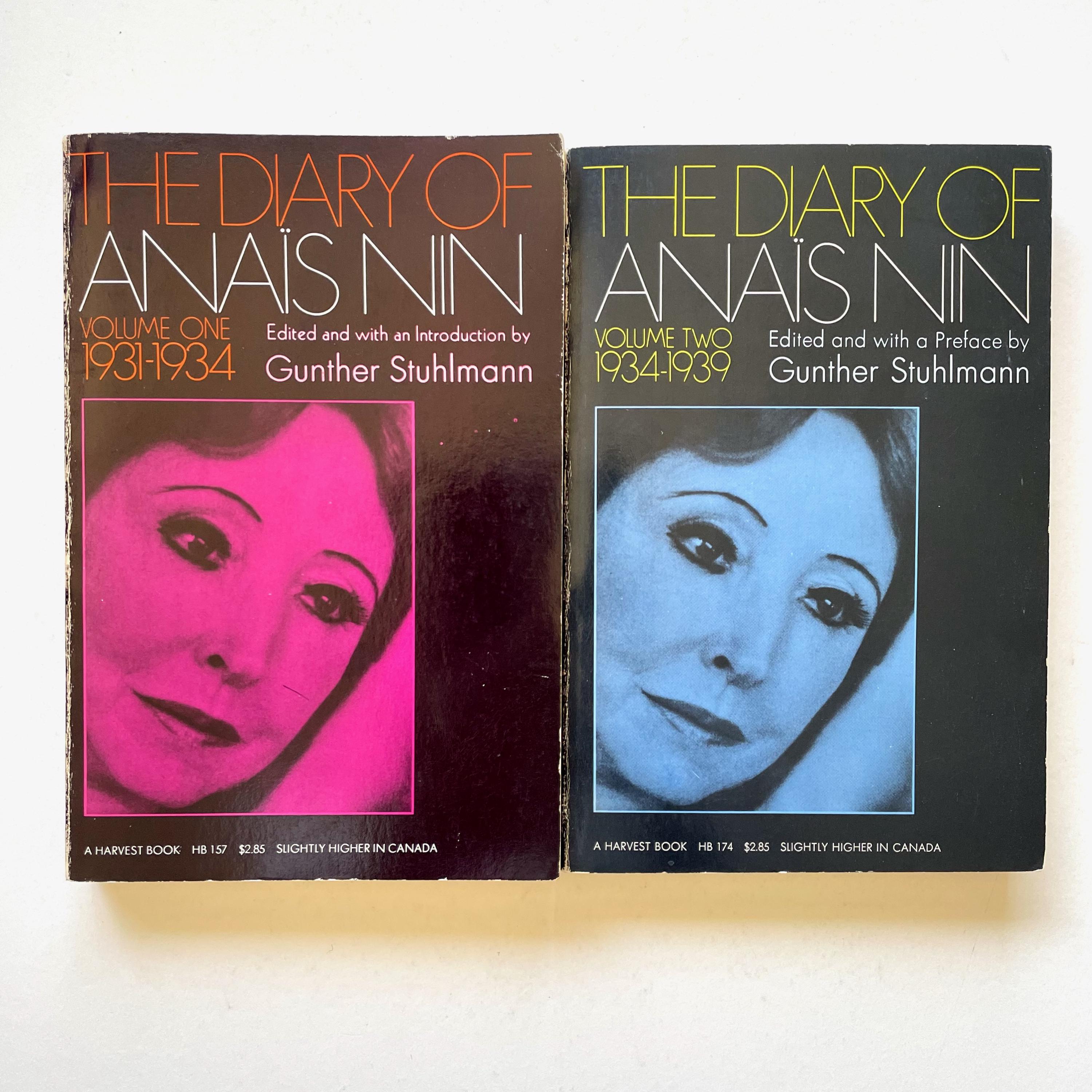 Signed - Diaries of Anais Nin: Volumes One & Two - by Anais Nin