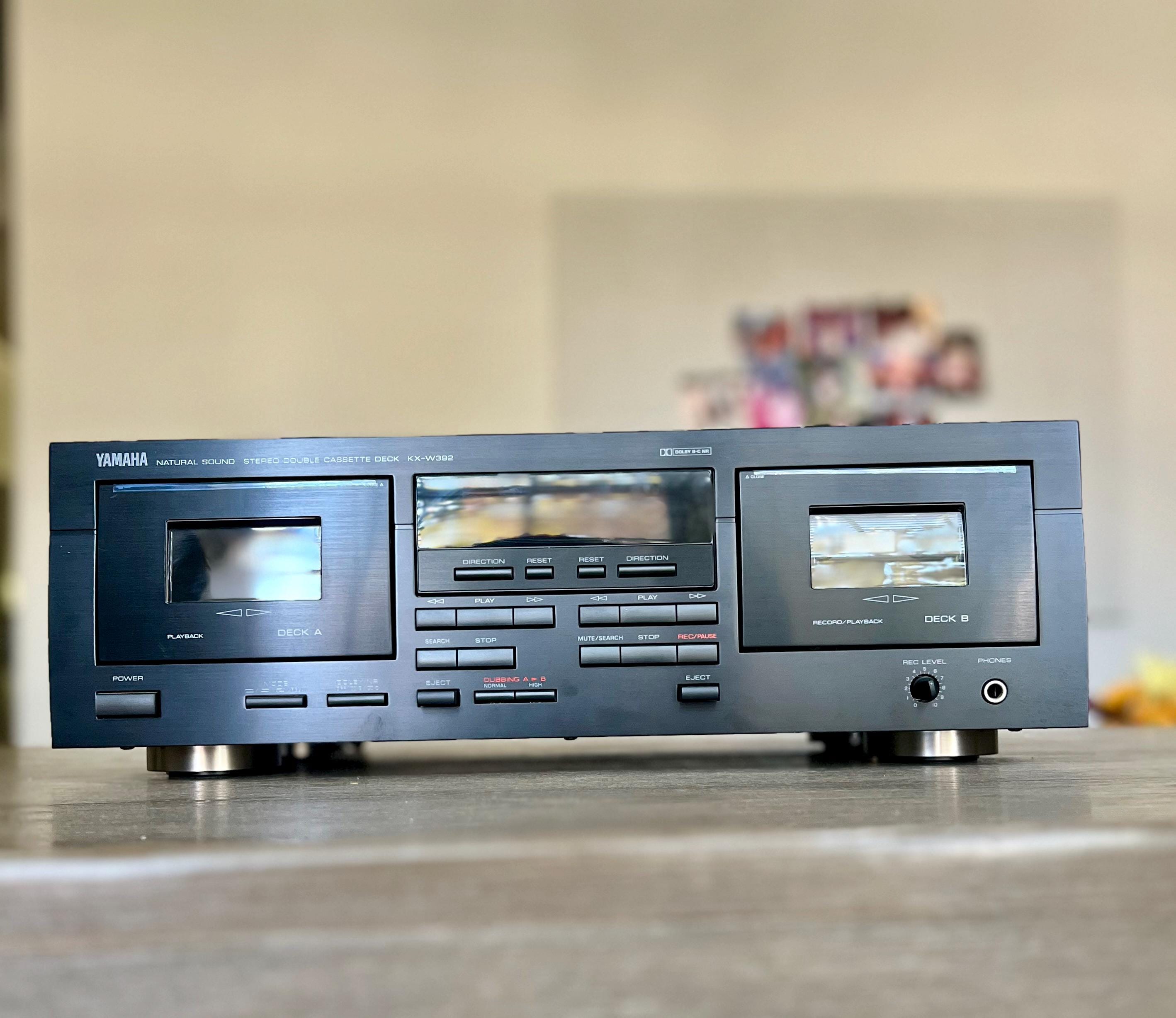 動作品】Yamaha KX-W392 カセットデッキ／カセットテープ付き 動作品