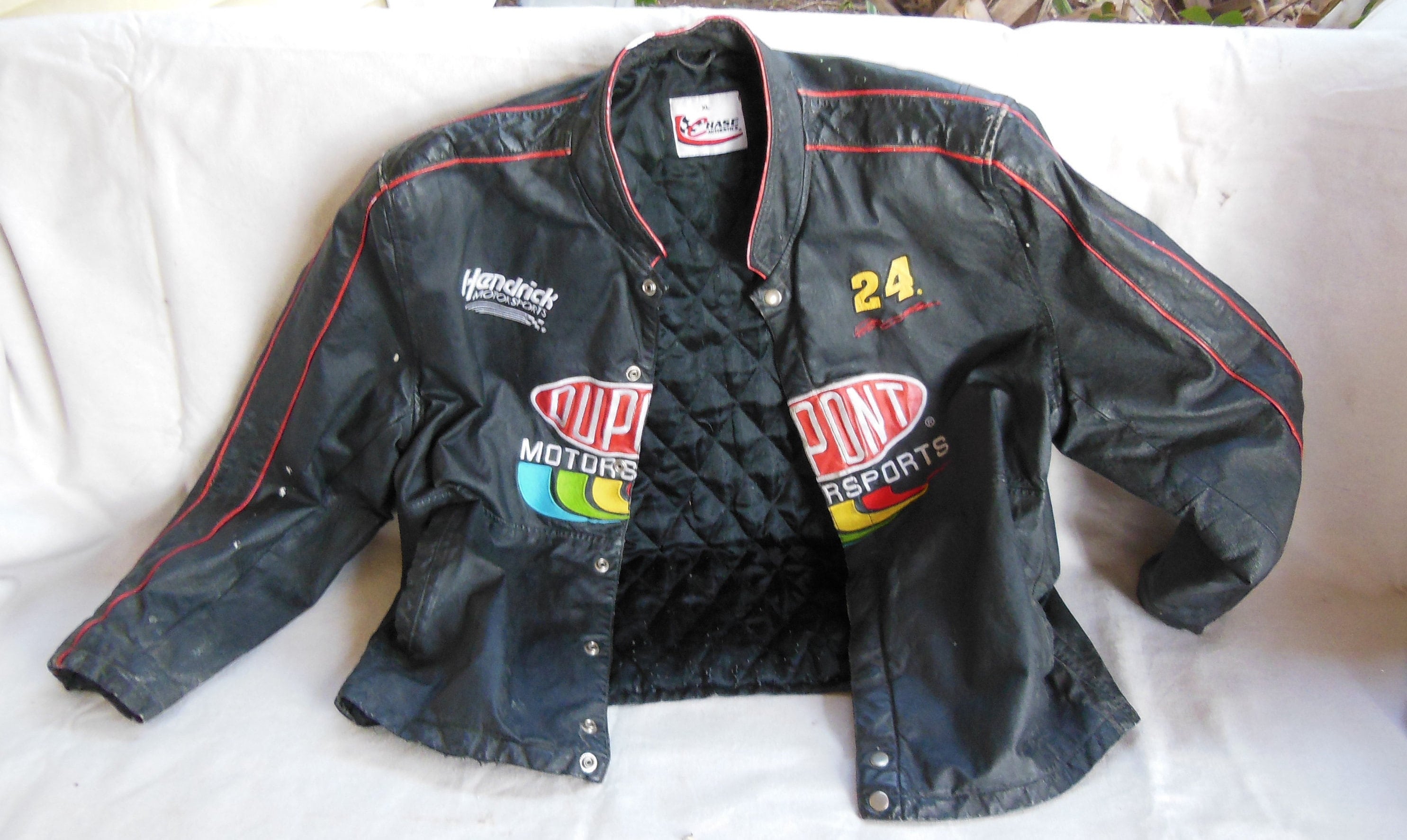Vintage 90s Dupont Motorsports Jacket Jeff Gordon #24 Nascar (XL