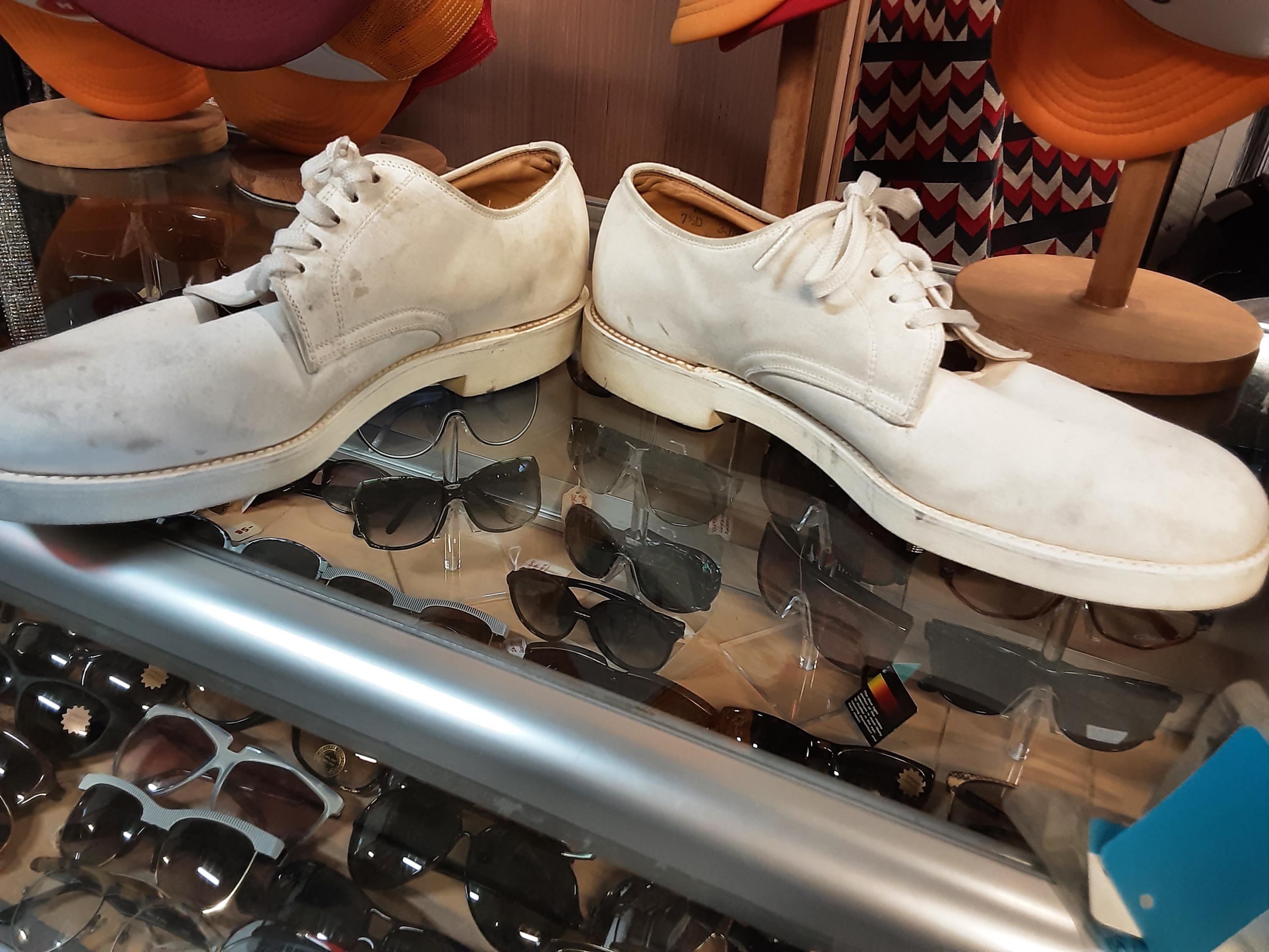 Mens 1950s White Buck Shoes Oxford W White Sole 7 1/2 D - Etsy