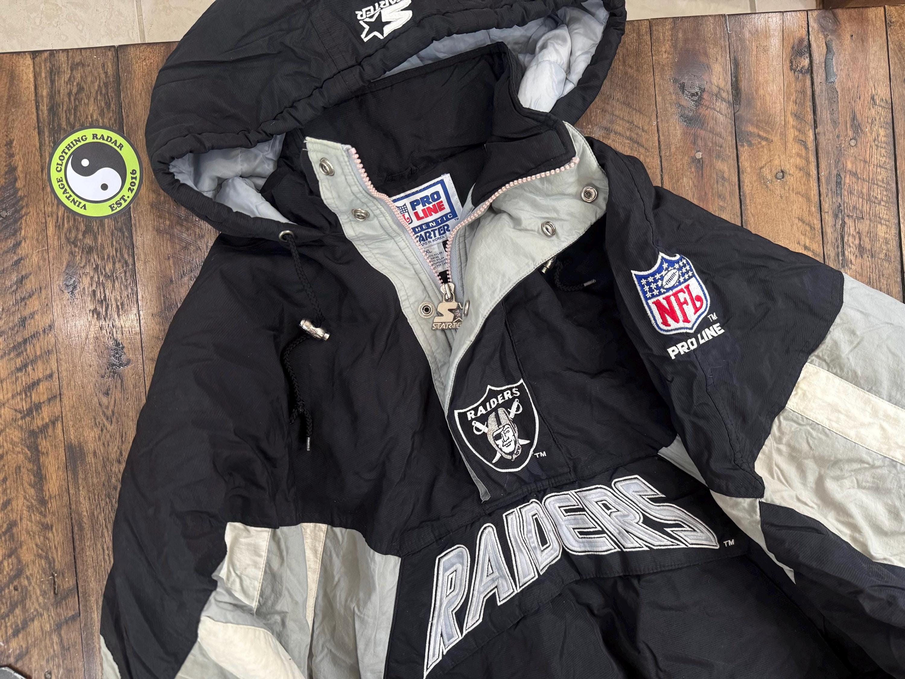 Vintage 90s Los Angeles Raiders Starter Jacket - Etsy