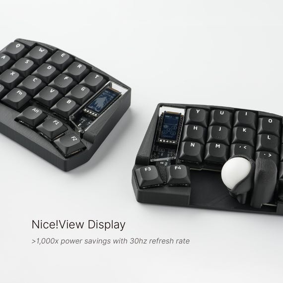 Custom Keyball 39 Wireless Split Keyboard: Fully Built and Ready