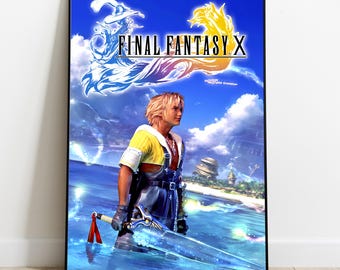 A4 / A5 Final Fantasy IX Art Print - FF9 Zidane, Vivi, Garnet