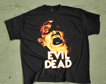 死霊のはらわたシャツ、ヴィンテージのレアなホラー映画Tシャツ