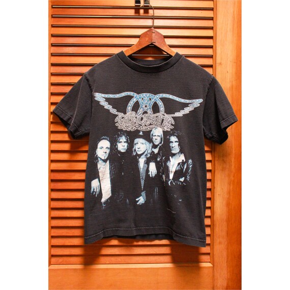 Vintage 90s Aerosmith Shirt, Vintage Aerosmith Band Tee Shirt