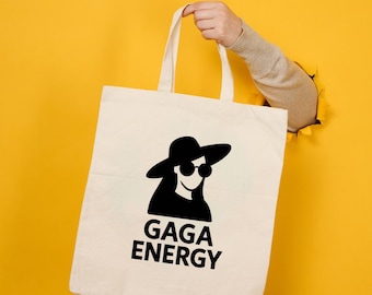 Organic Cotton Eco Tote Bag: Mayhem Ball Opera Haus Graphic Design