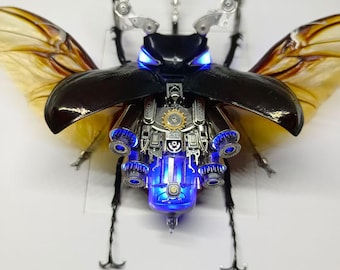 スチームパンク ビートル 昆虫 機械生物 彫刻 時計仕掛け リアル