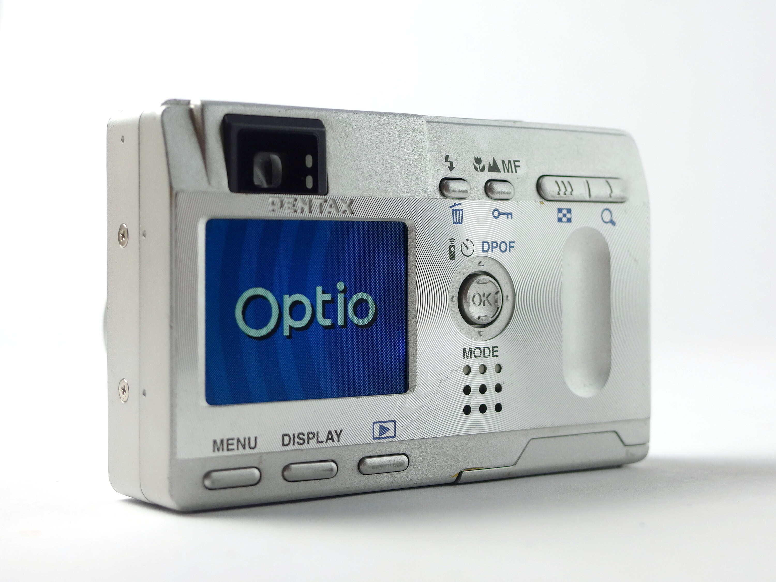 Pentax Optio S Tiny Vintage Digital Camera, Tested & Working With