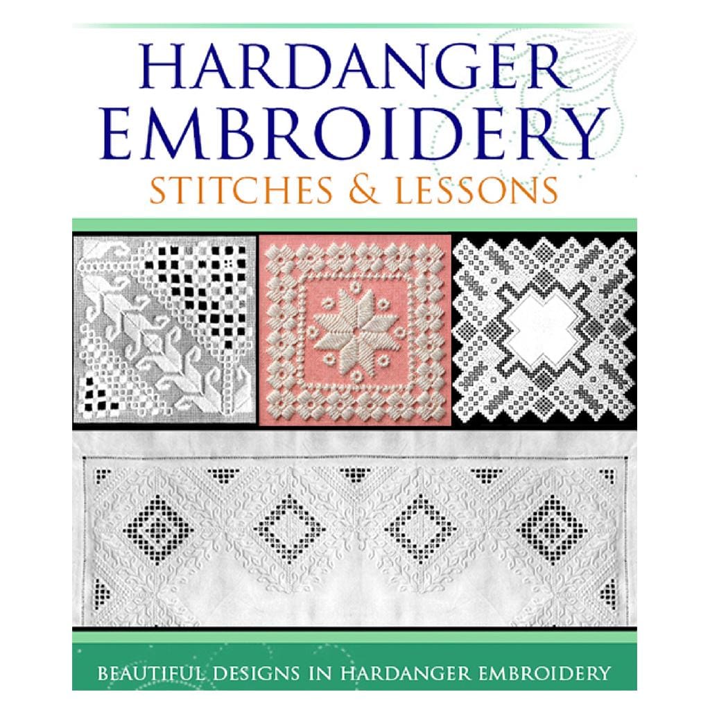 ハーダンガー刺繍のステッチとレッスン、描かれた糸を使った作業