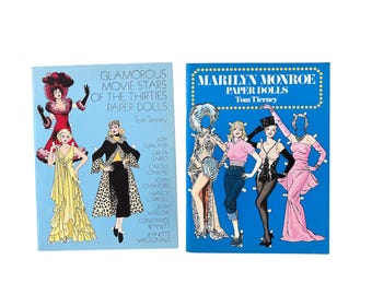 Glamorous Movie Stars of the Thirties Paper Doll Book by Tom
