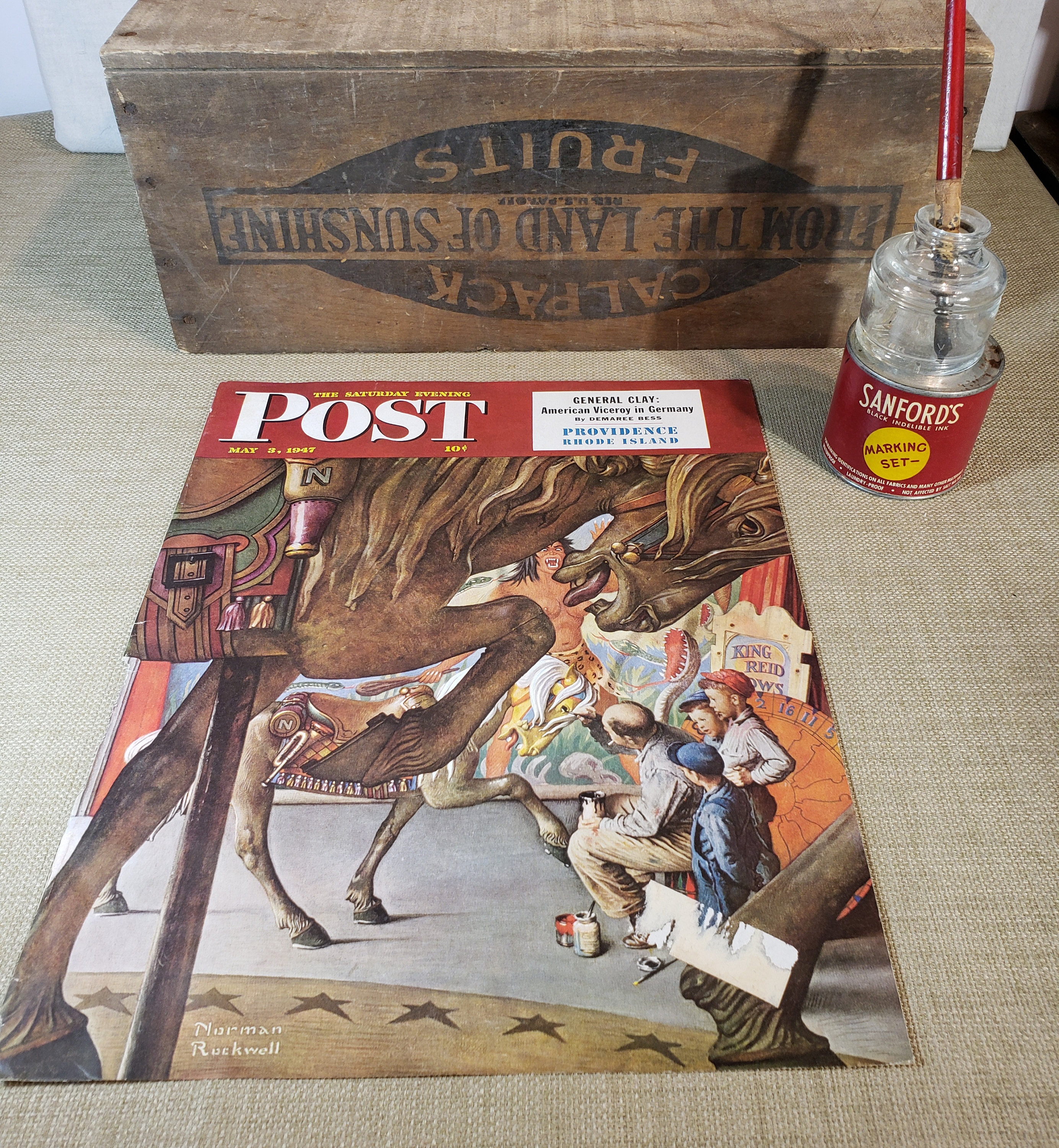 オリジナル サタデー イブニング ポスト マガジンの表紙 ~ 1947 年 5