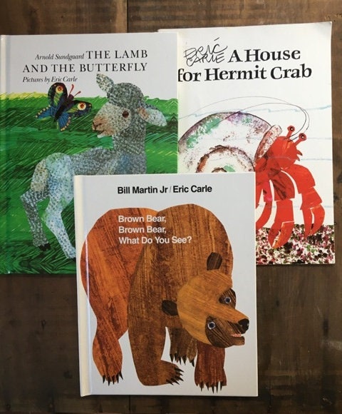 Eric Carle Children's Books: Brown Bear, Hermit Crab, Lamb