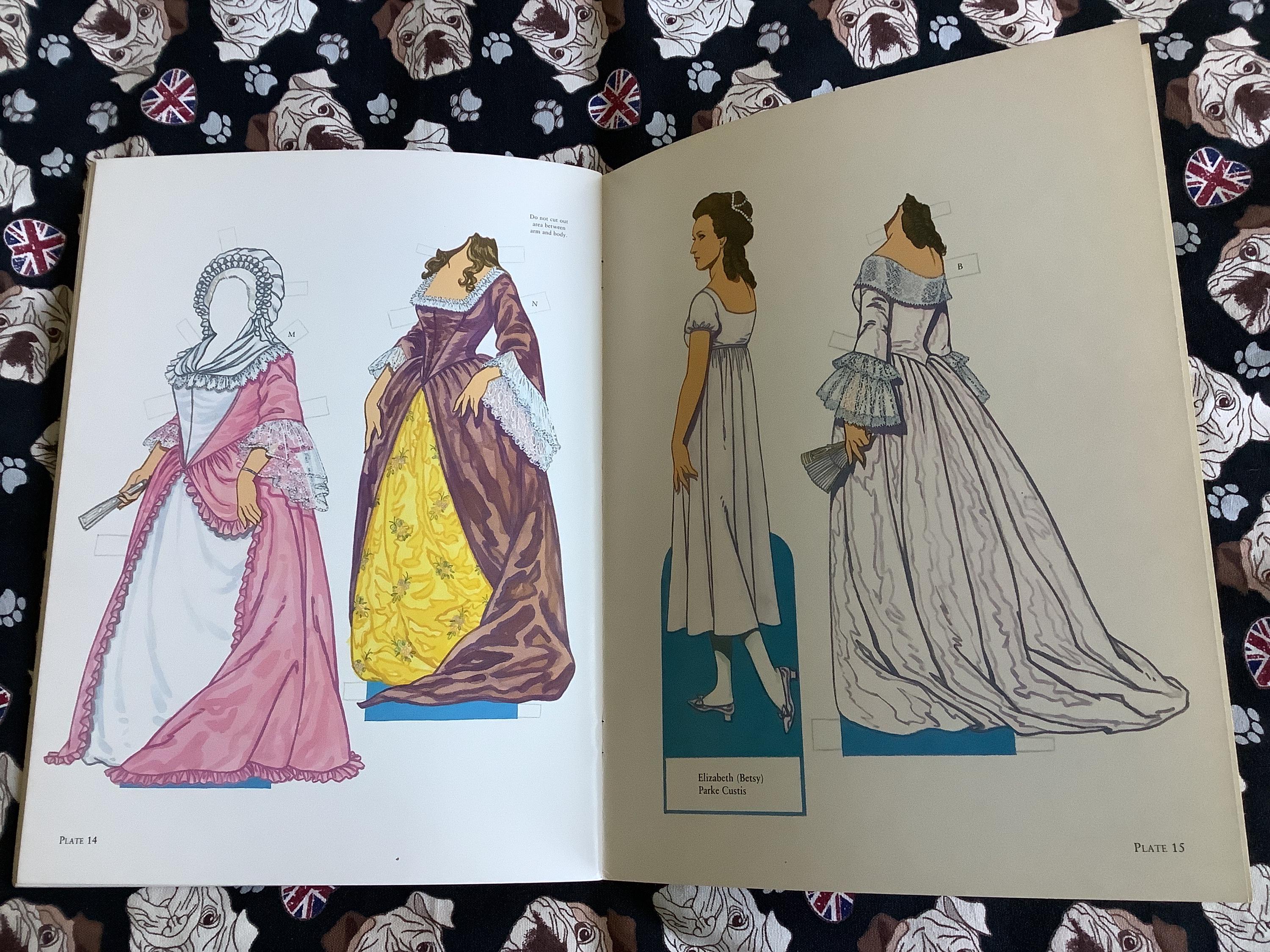 Vintage 1989 Tom Tierney George Washington and His Family Paper