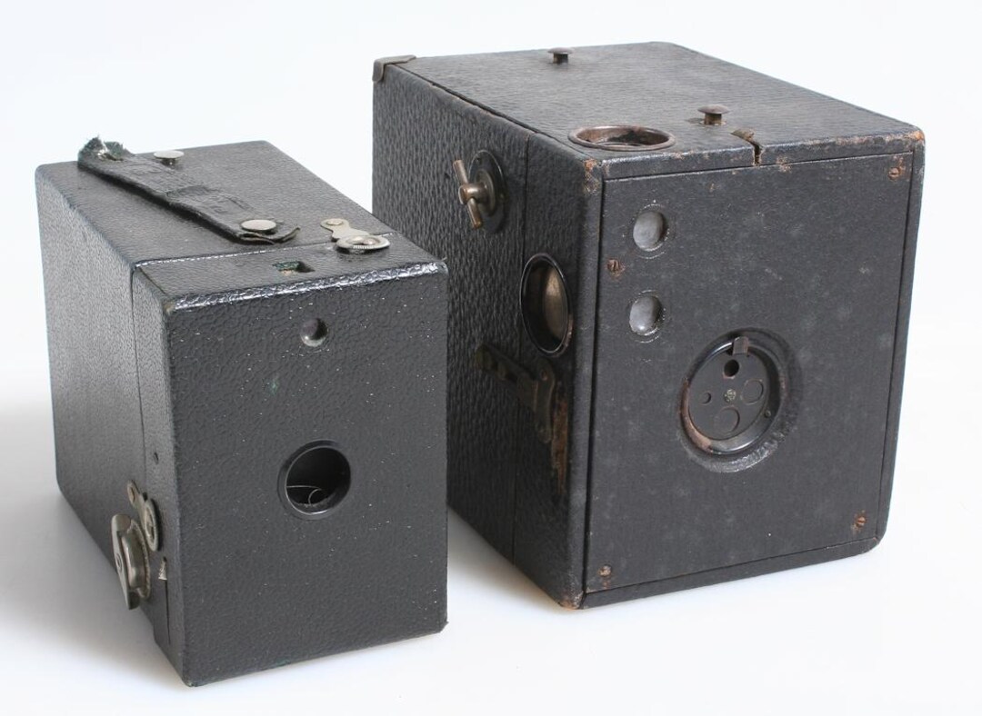 ボックスカメラ、2台セット、ヴィンテージオリジナル - Etsy 日本