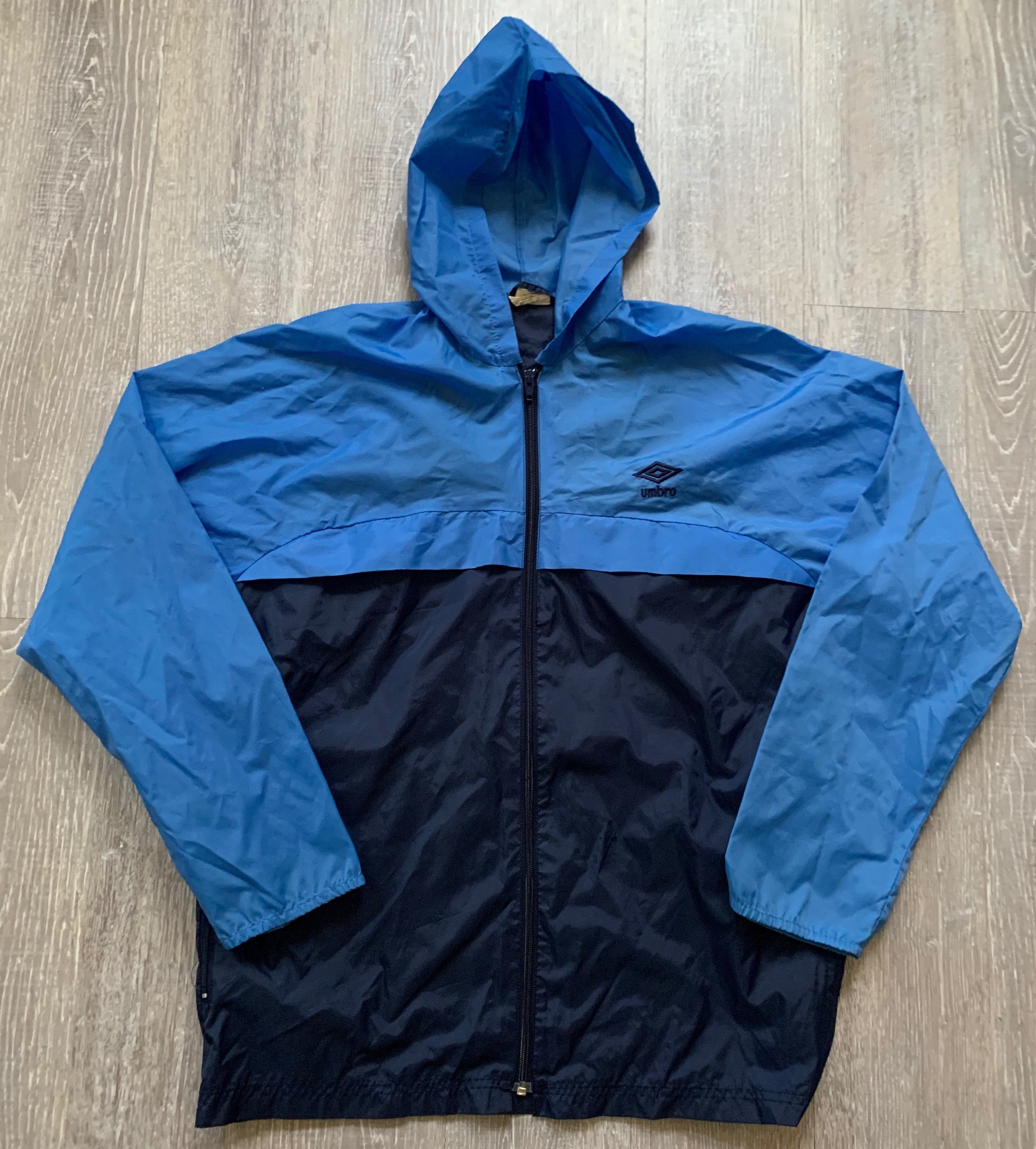 Vintage 90s Umbro Light Blue & Blue Full Zip Jacket Size Medium - Etsy