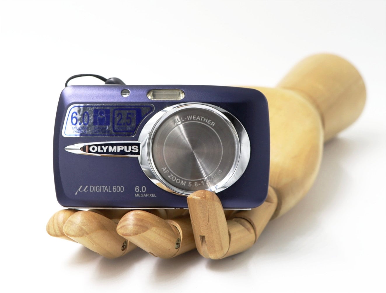 Olympus Mju Digital 600 Blue With Box / Olympus Stylus 600