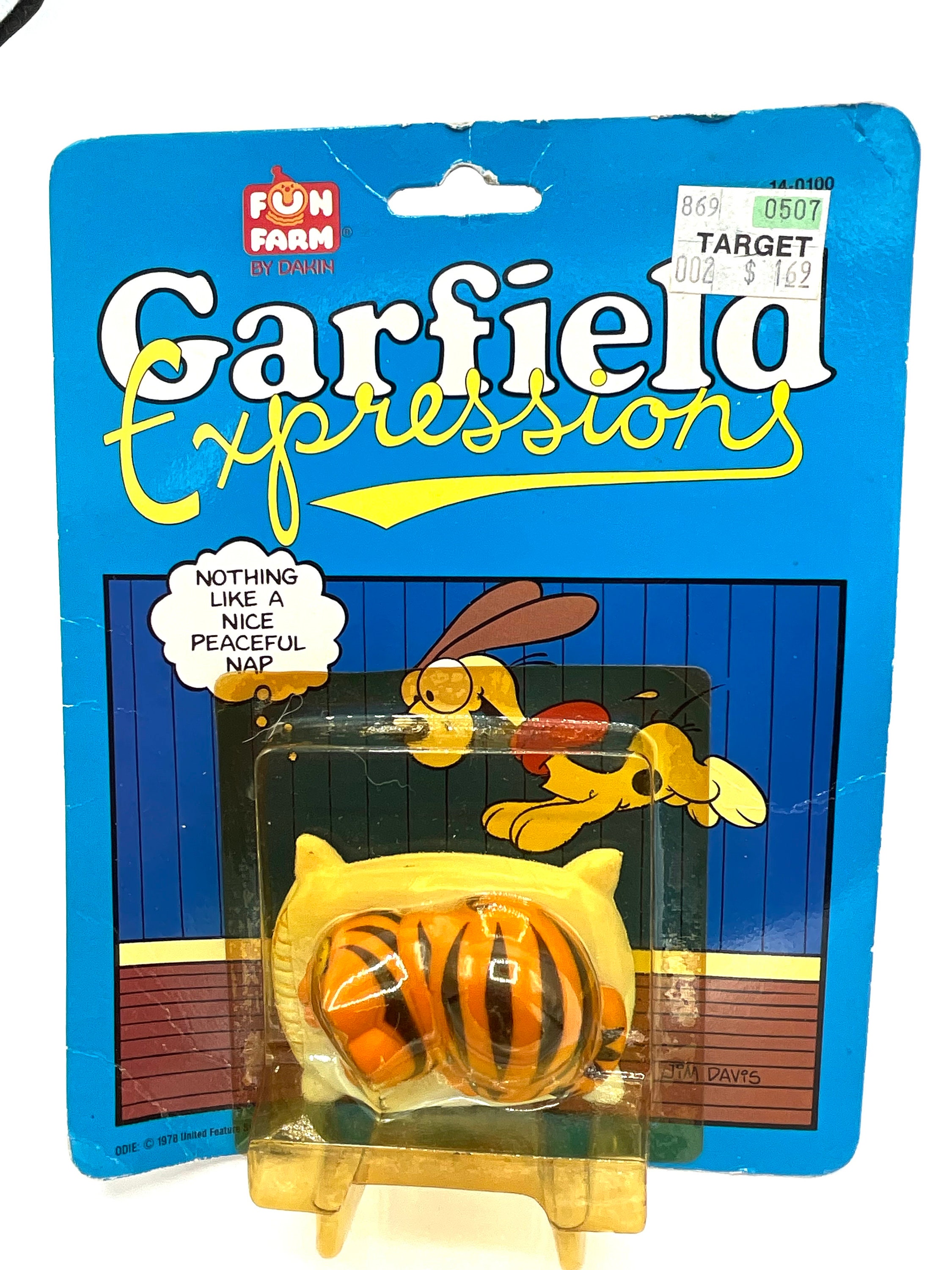 Vintage Garfield is Sleeping in a Pillow, Toy - Etsy