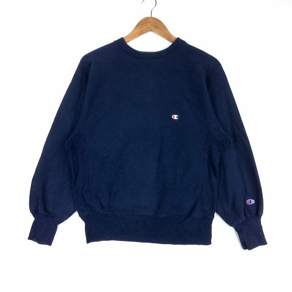 Rare!!! Vintage CHAMPION REVERSE WEAVE Made in Usa Crewneck Plain