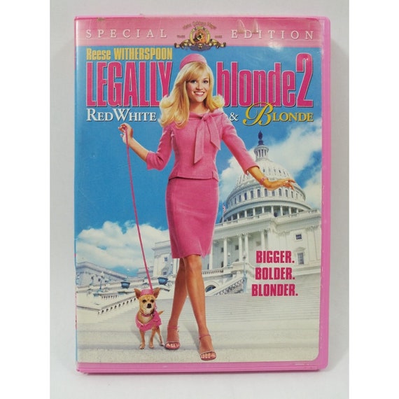 Legally Blonde 2: Red, White and Blonde DVD Pink Case Reese