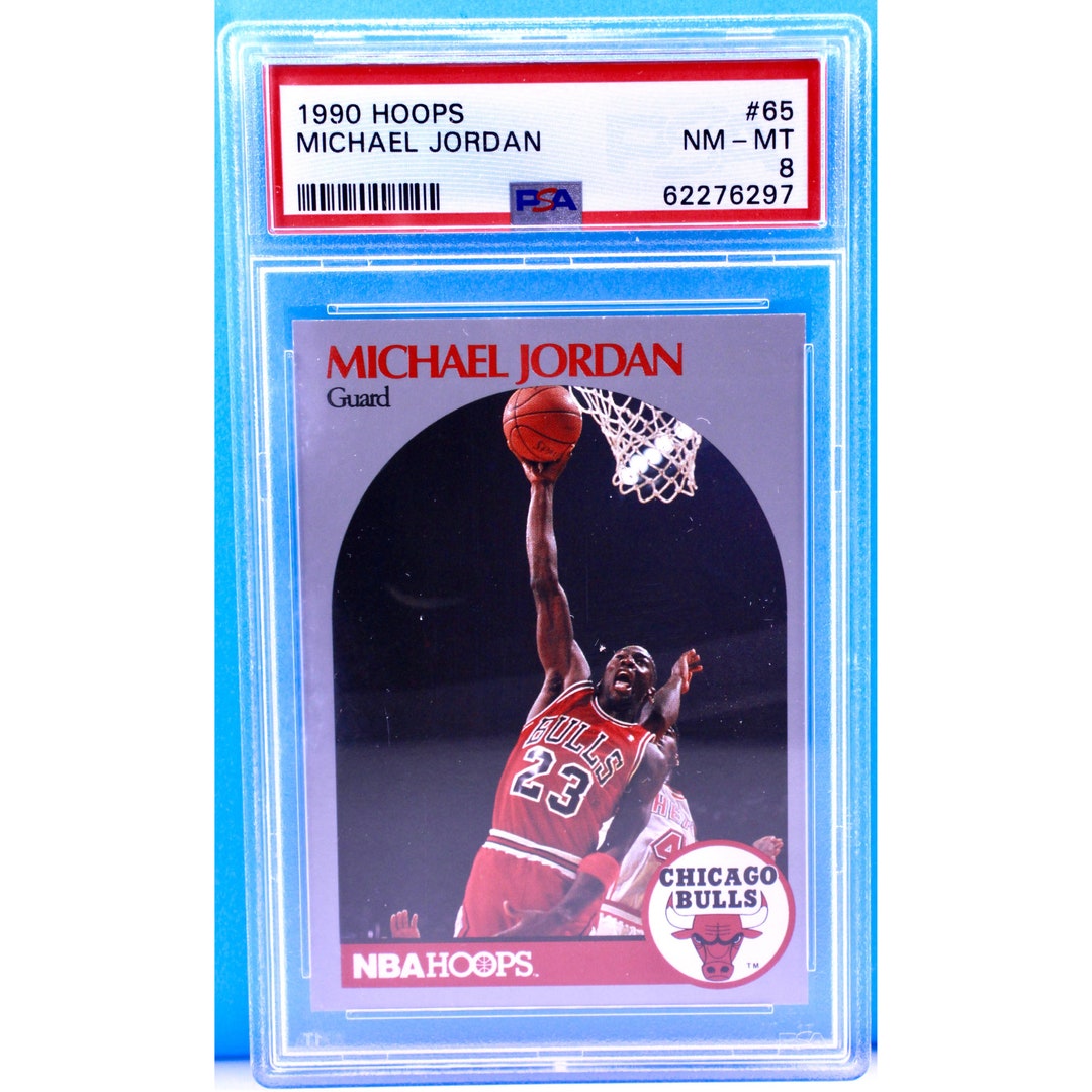 Graded Psa 1990-91 Hoops Basketball Michael Jordan #65 Chicago