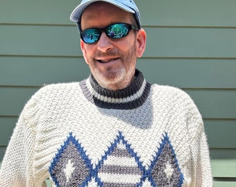 Vintage Giorgio Di Firenze Sweater Mens Size L Made in Italy