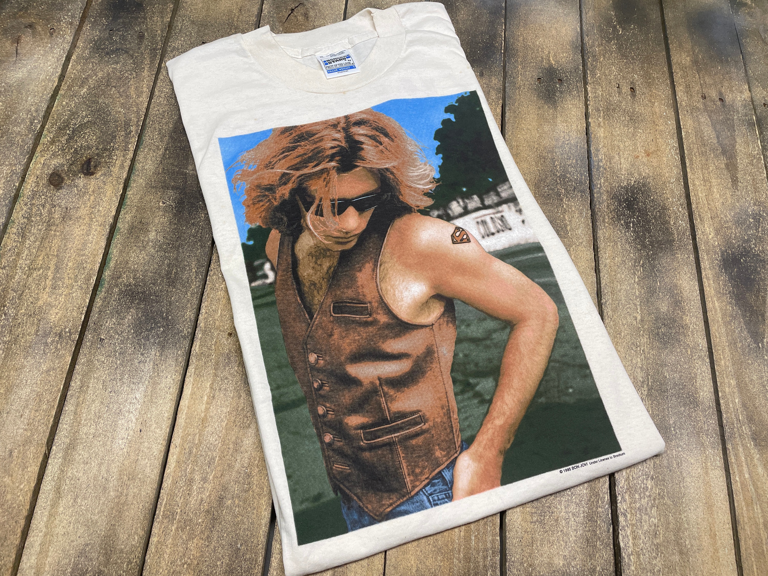 XL * Bon Jovi vintage 90s t shirt * Brockum 1995 tour Jon
