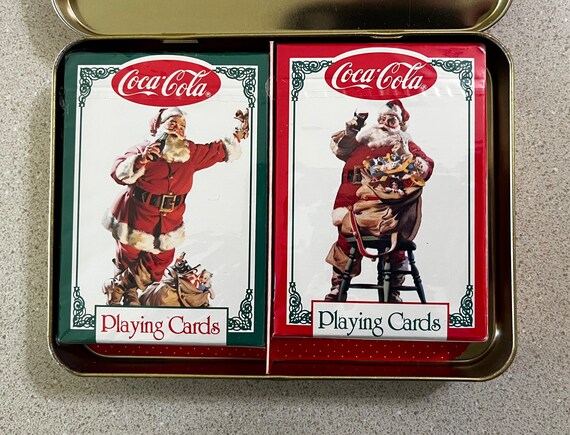 Coca-cola Christmas Playing Cards 1994, Limited Edition, Two Decks