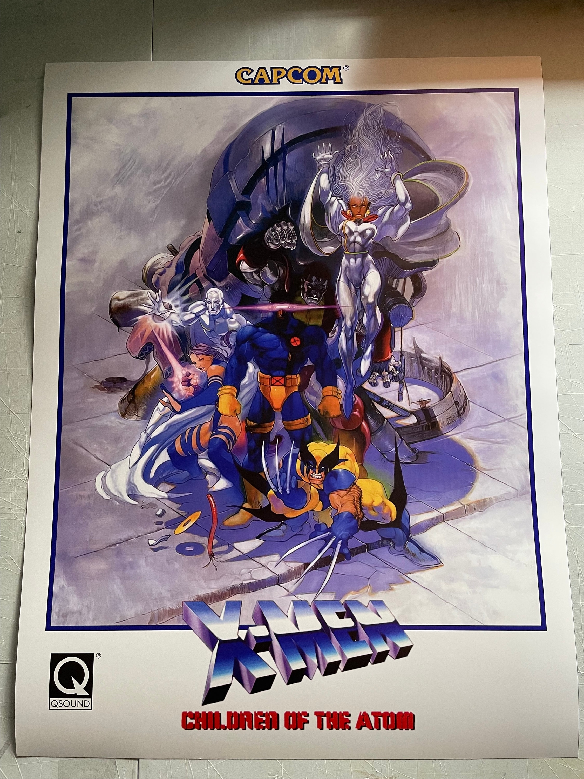 X-men Children of the Atom Poster - CPS2 Capcom - Etsy