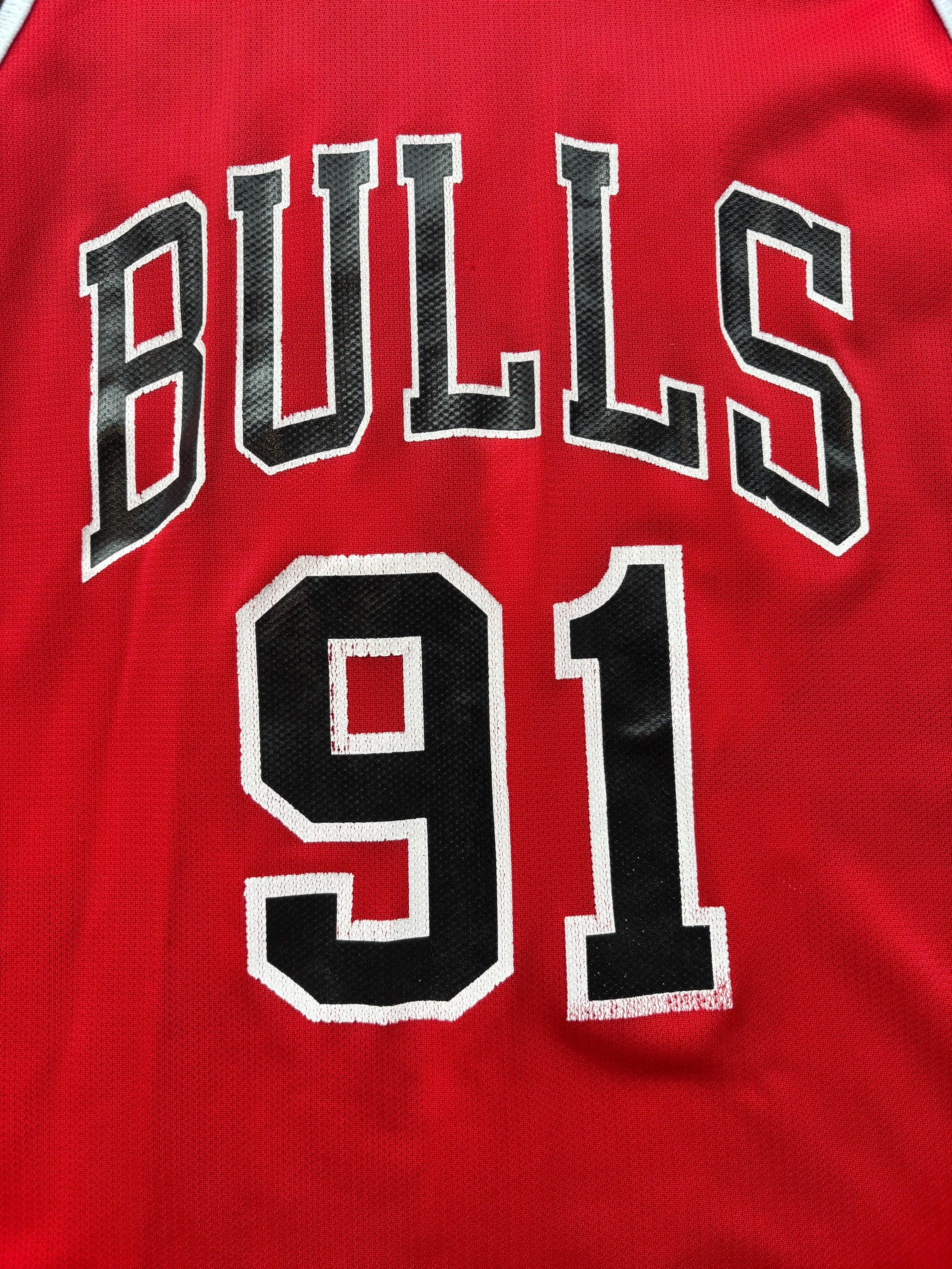 Vintage DENNIS RODMAN Chicago Bulls Jersey 91 Champion 90s NBA - Etsy