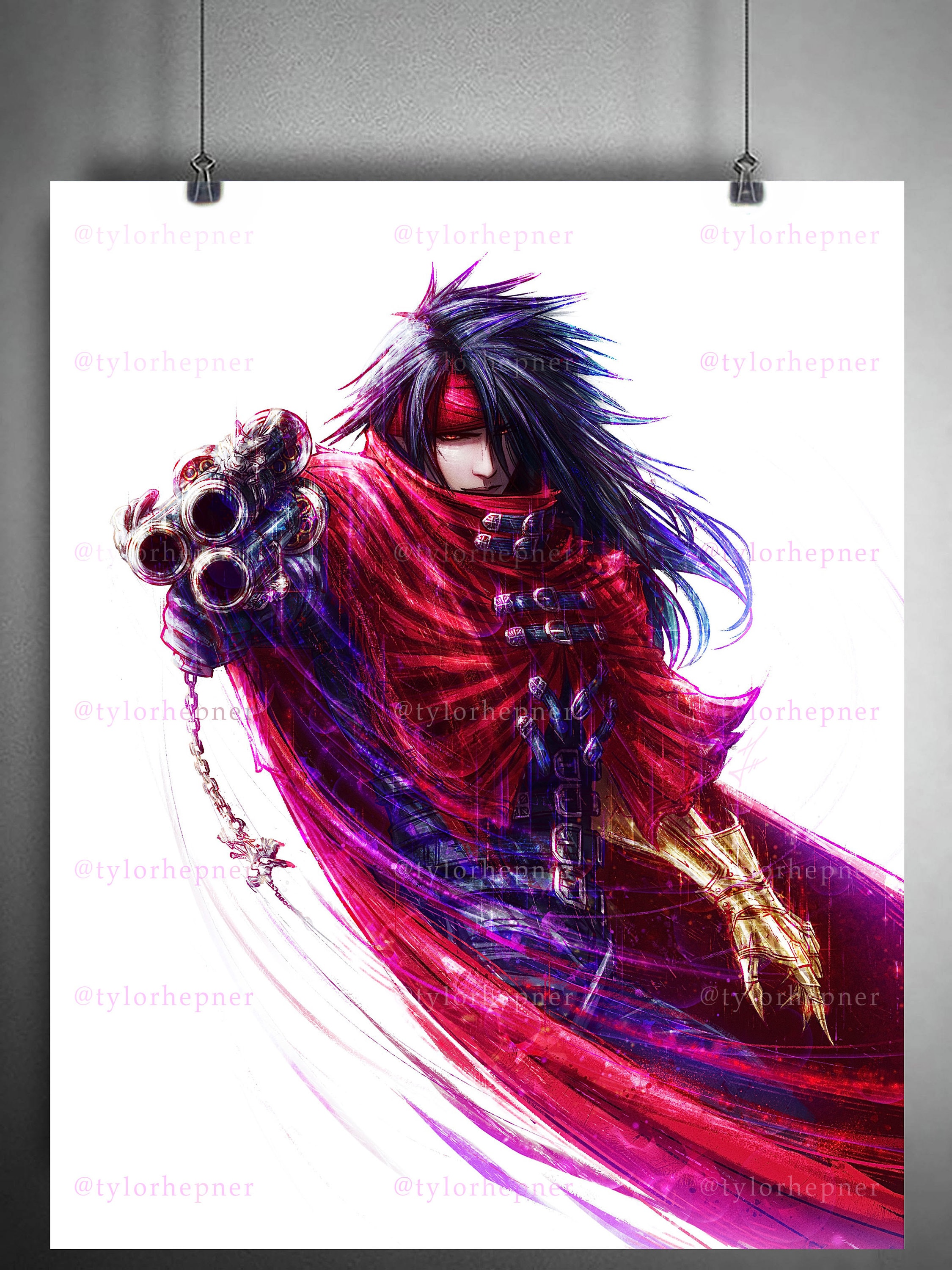 ヴィンセント ファイナルファンタジー VII - 限定版ファインアート