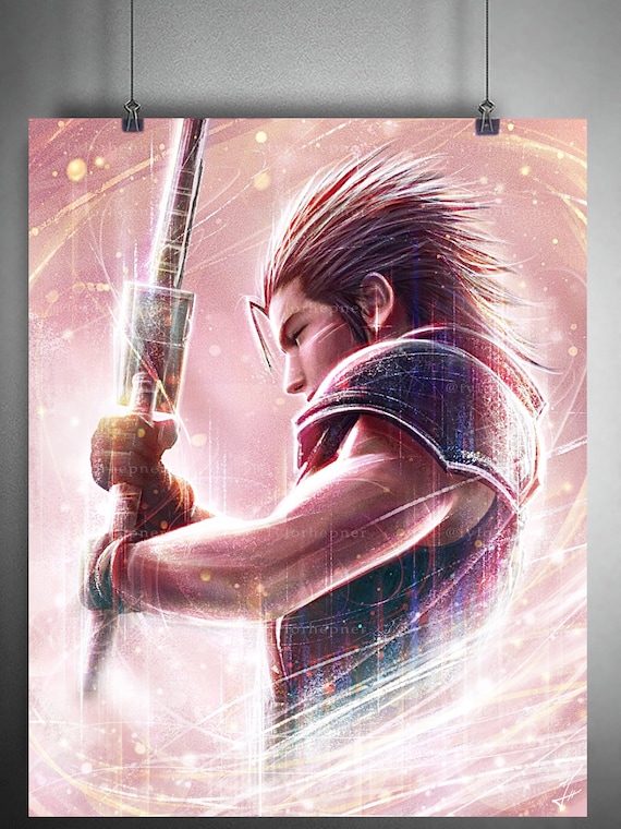 Zack Final Fantasy VII Remake - Limited Edition Fine Art Print