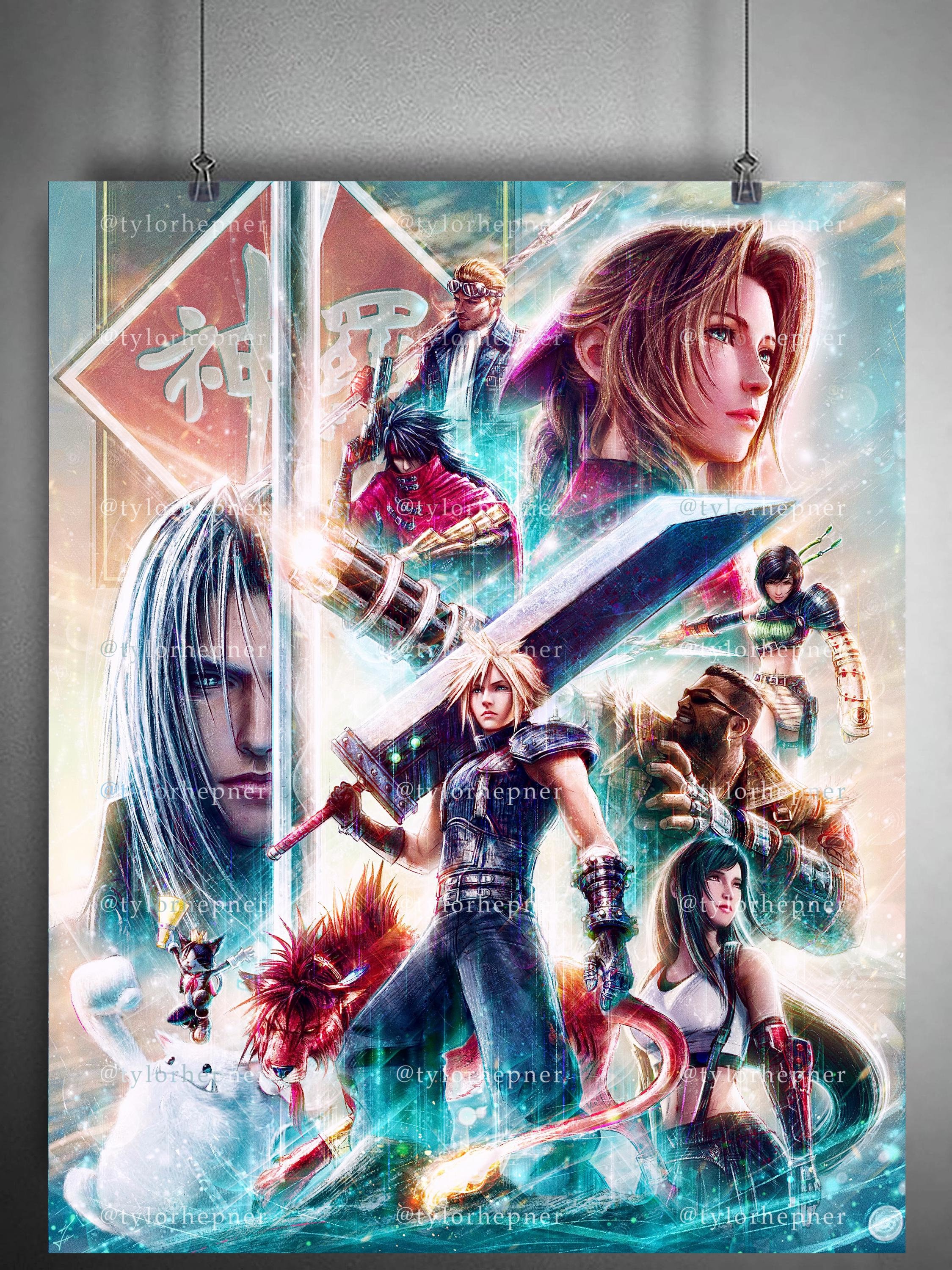 ファイナルファンタジーVII リメイク - 限定版ファインアートプリント