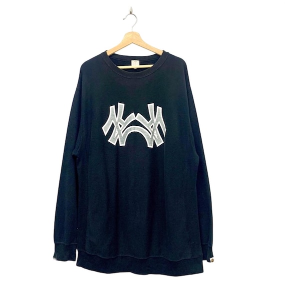 Bape X Neighborhood Japan Navy Blue Crewneck Sweatshirt XL Sweat