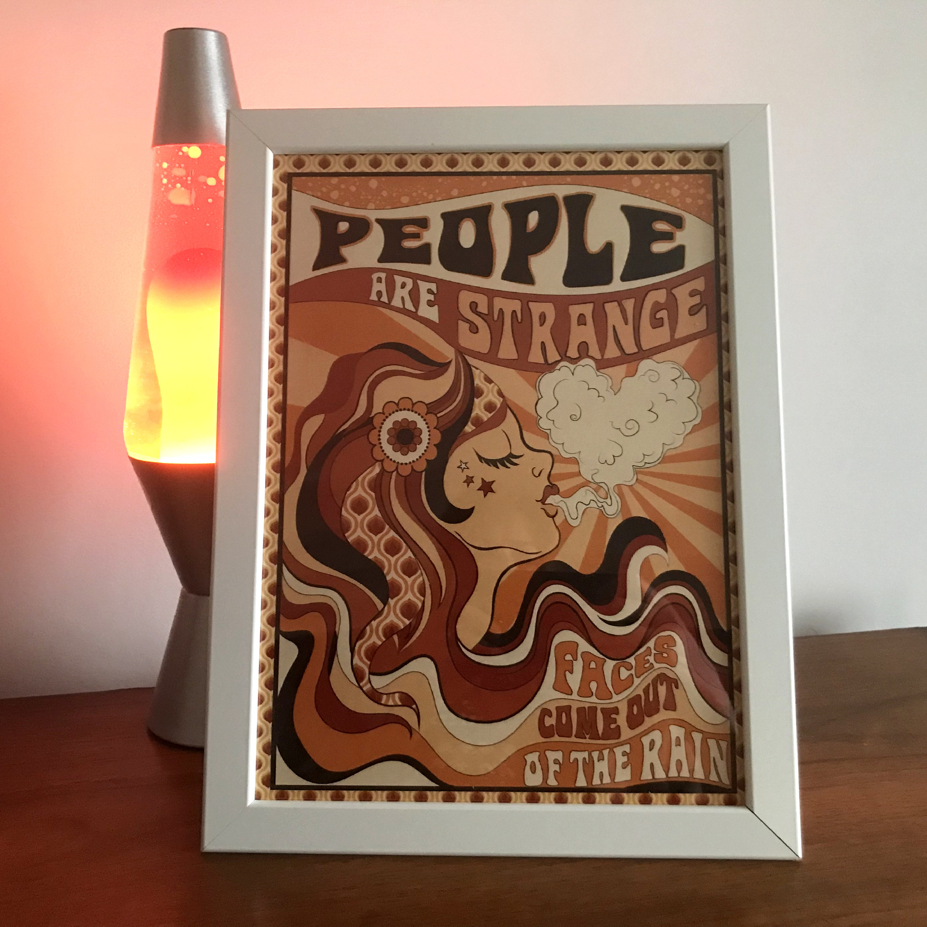 The Doors Inspired Poster, Trippy Art, 60's Music Poster