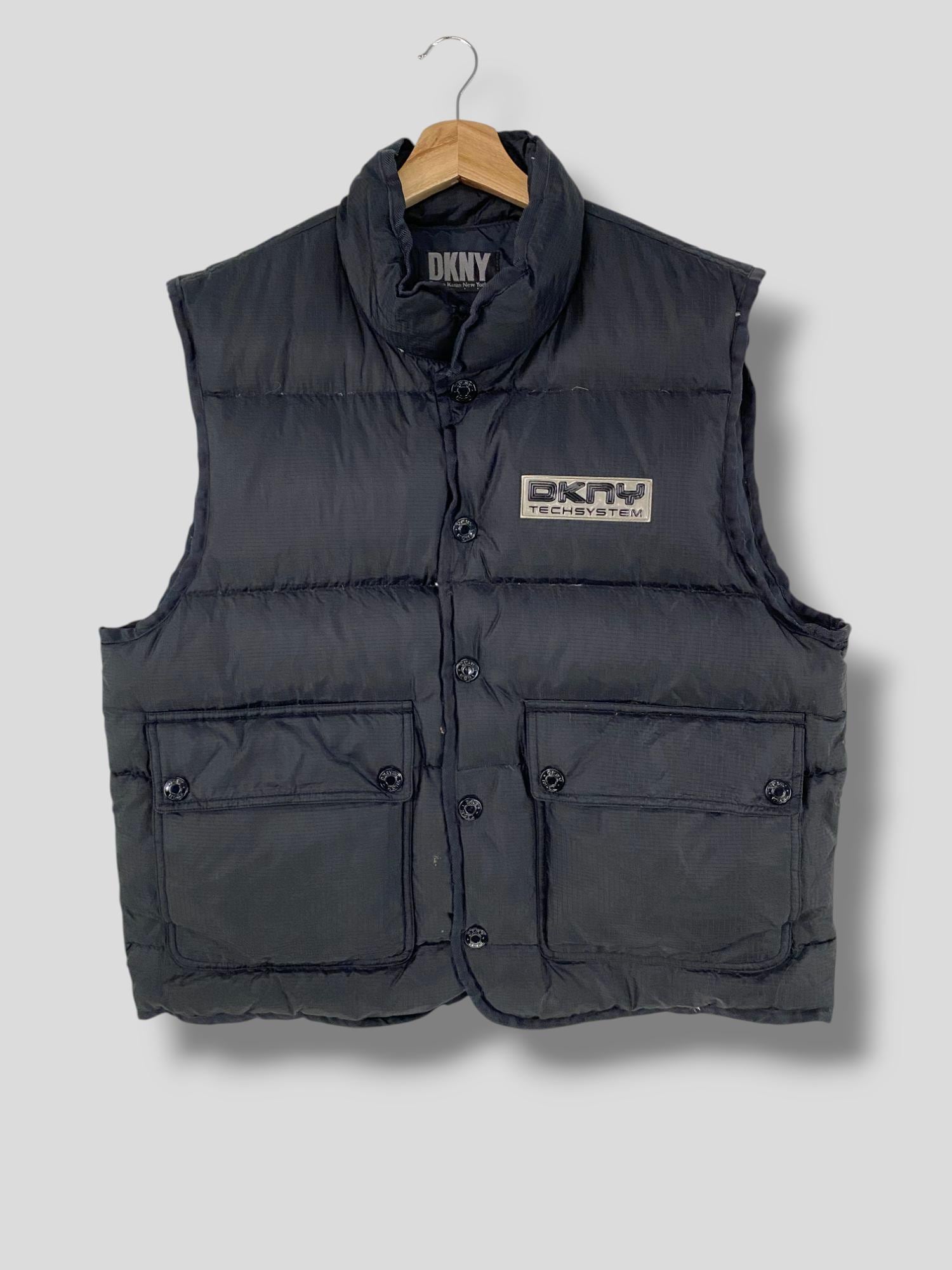 Vintage DKNY Donna Karan New York Tech System Down Puffer Vest