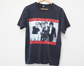 ヴィンテージ 1989 ローリング ストーンズ ツアー T シャツ 50/50 北米