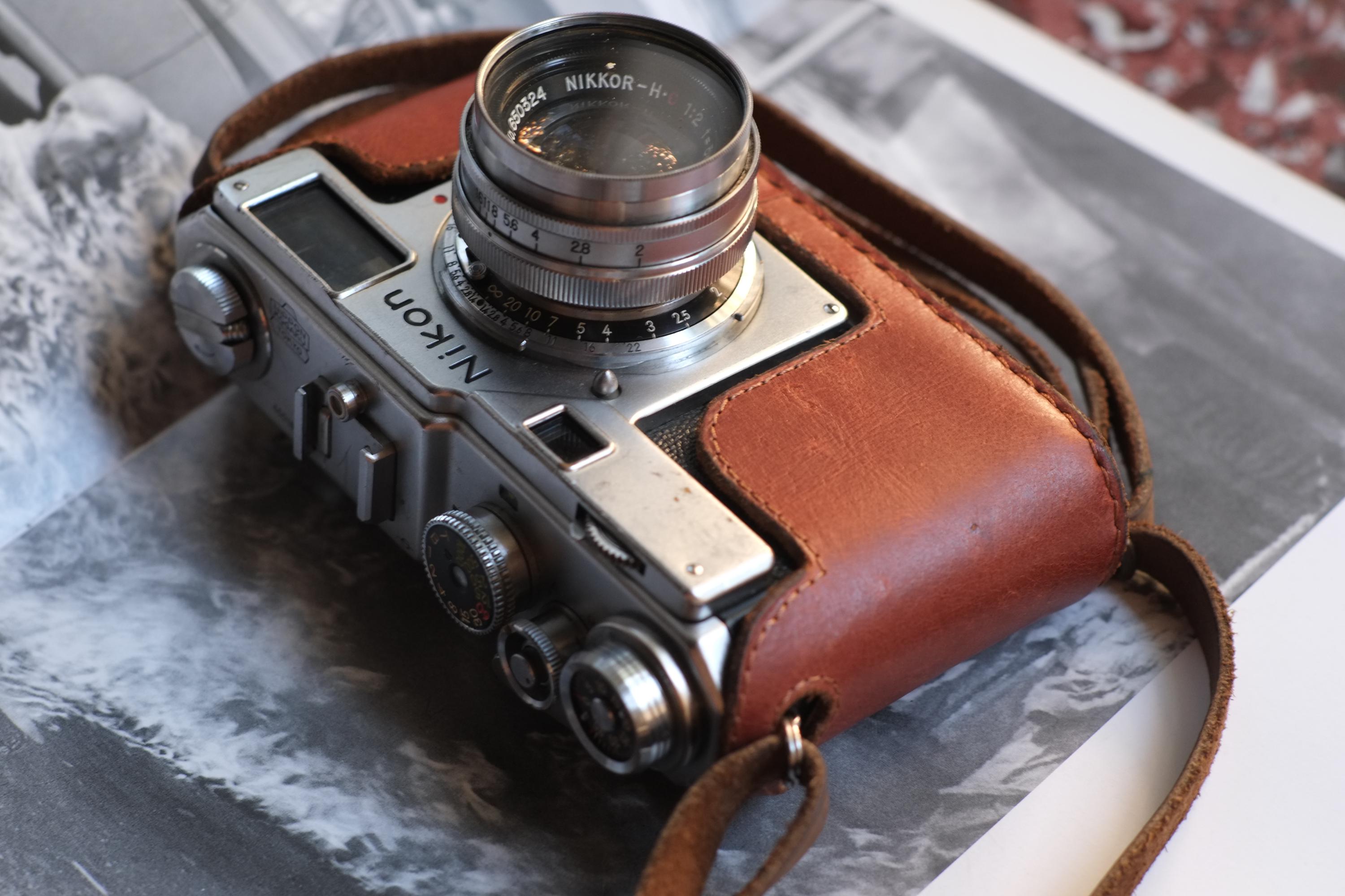 Nikon S S2レンジファインダーカメラ用レザーハーフケース - Etsy 日本