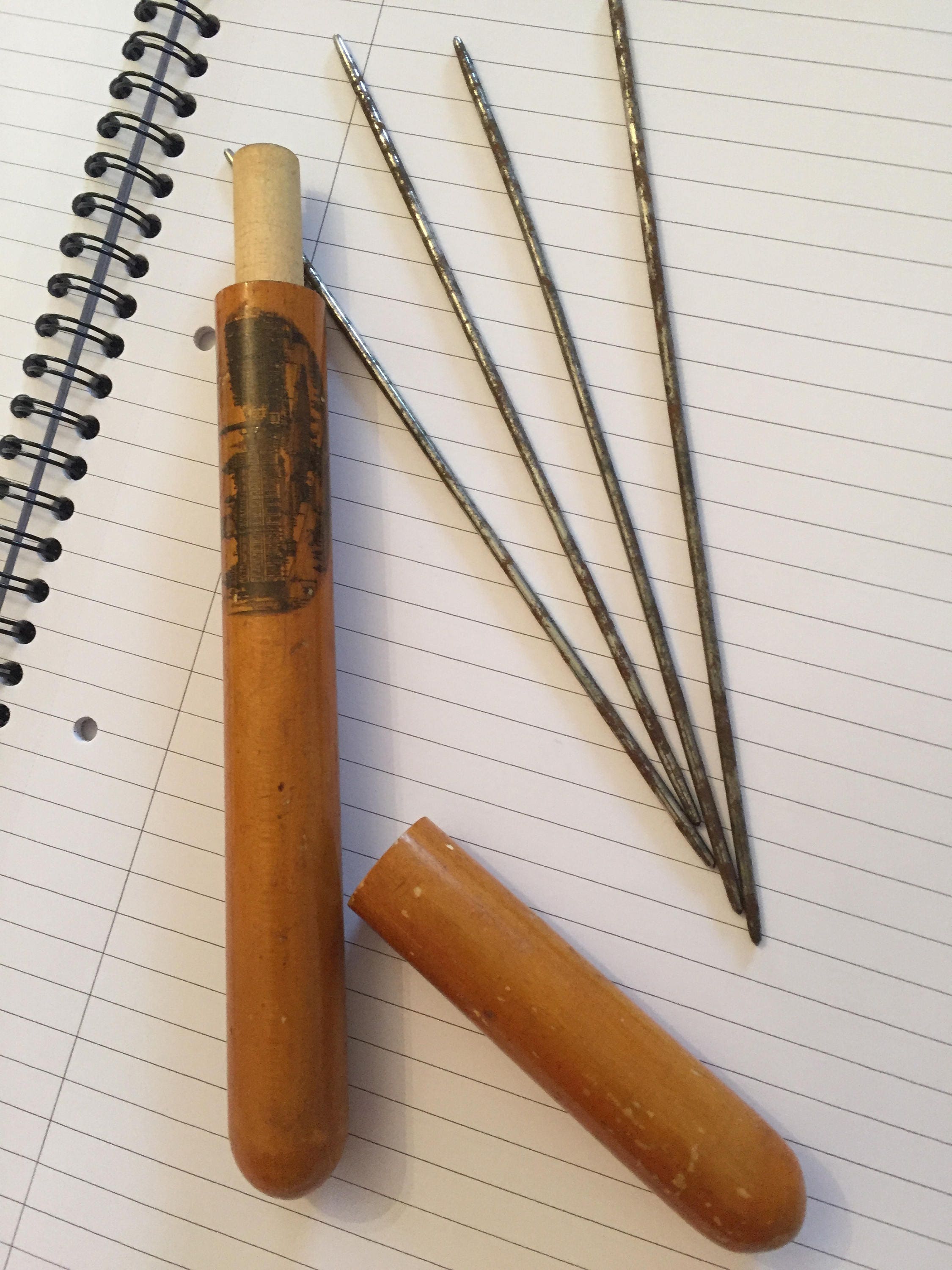 Mauchline Ware Needle Case - Etsy Canada