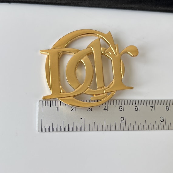 CHRISTIAN DIOR Vintage Dior Logo Brooch - Etsy