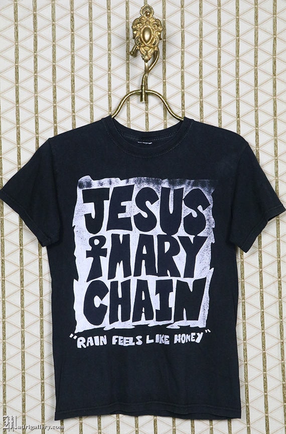 The Jesus and Mary Chain T-shirt, Vintage Rare Black Tee Shirt