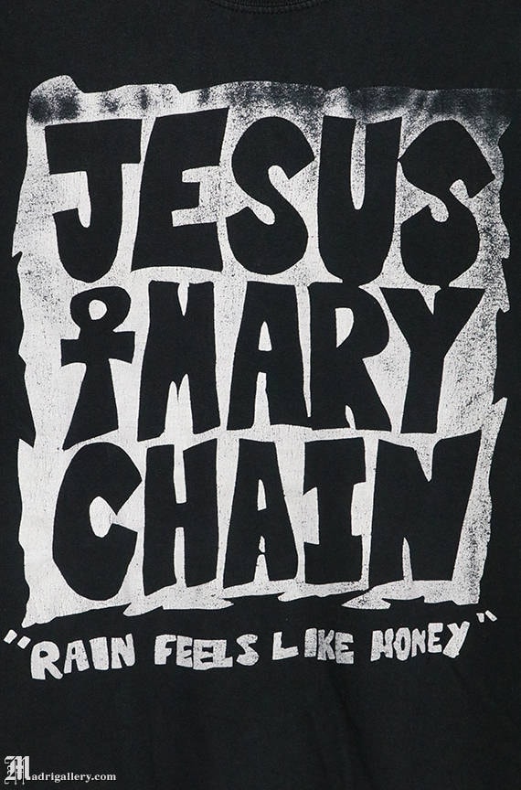 The Jesus and Mary Chain T-shirt, Vintage Rare Black Tee Shirt