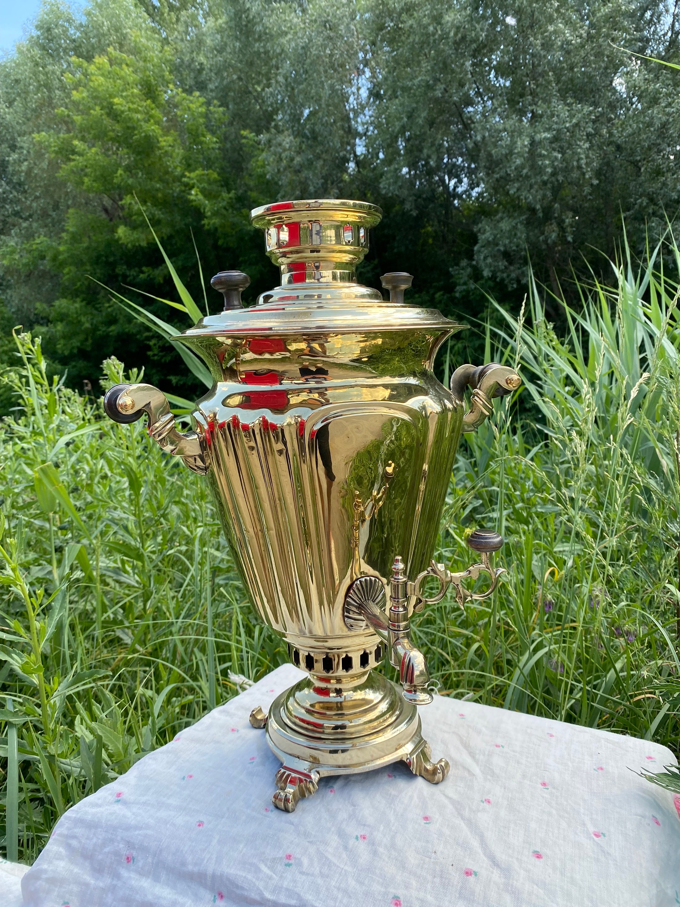 アンティーク バタショフ サモワール ソビエト製ティーポット