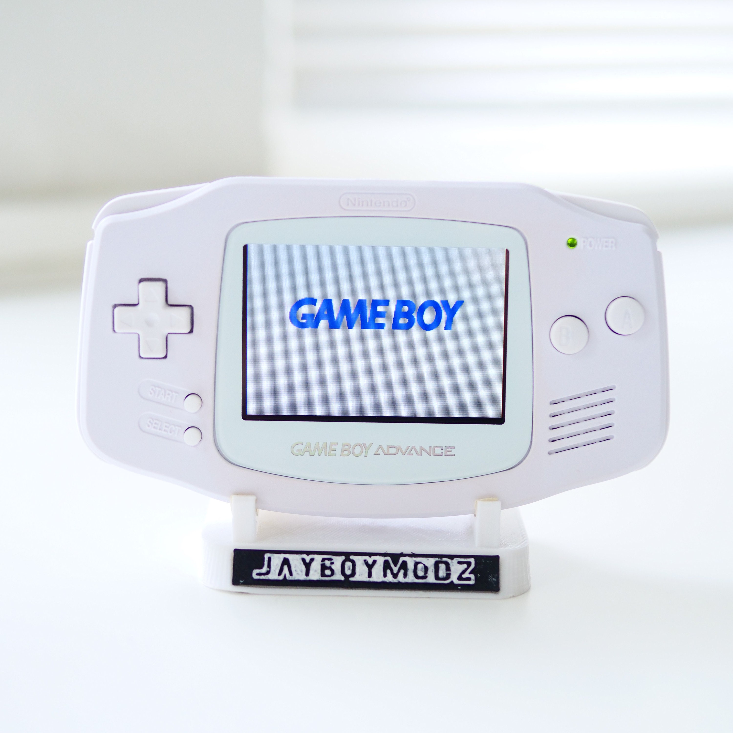 オールホワイトのゲームボーイアドバンス101またはIPSスクリーンバック